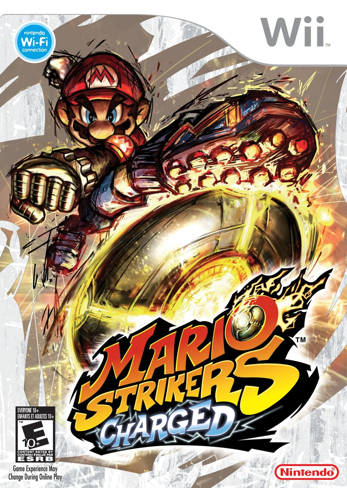 Mario Strikers Charged Wii cover